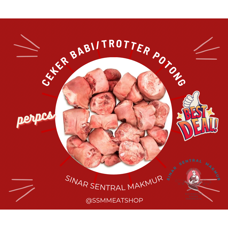 

DAGING CEKER BABI / PORK TROTTER POTONG BULAT/KOTAK PERPCS
