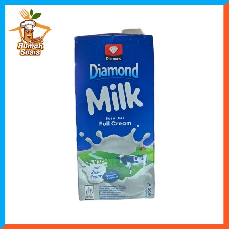 

Diamond Milk Susu UHT Full Cream.