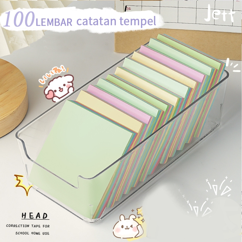 

Sticky Notes/catatan tempel Memo Stick Kertas Memo Tempel Perlengkapan Kantor