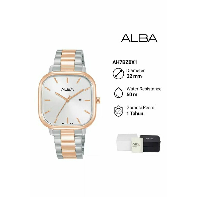 Jam Tangan Wanita Alba AH7BZ0X1 ORIGINAL