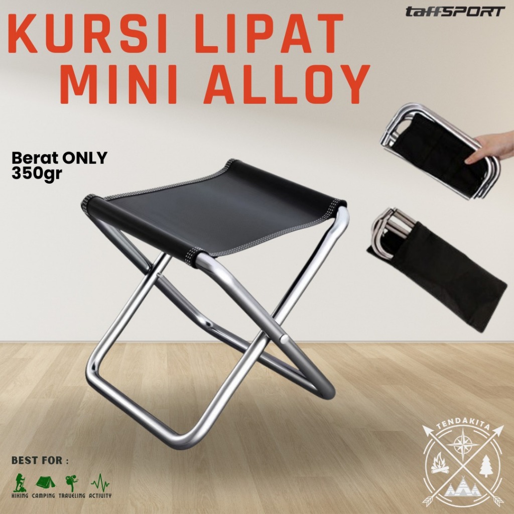 Kursi Lipat Alloy Kecil | Kursi Lipat Mini | Kursi lipat portable Camping | Kursi Lipat Pancing MIni