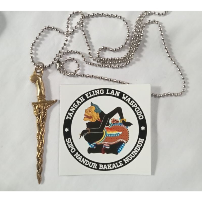 Kalung Liontin Keris Nogososro
