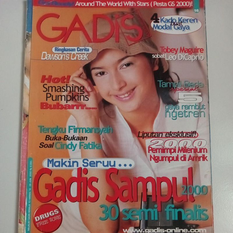 Majalah Gadis Tahun 2000 Cover Nabila Syakieb