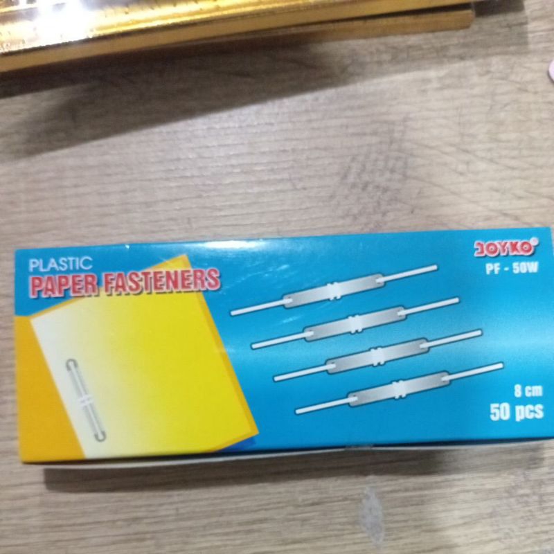 

PLASTIC PAPER FASTENERS JOYKO PF-50W / perpak isi 50pcs