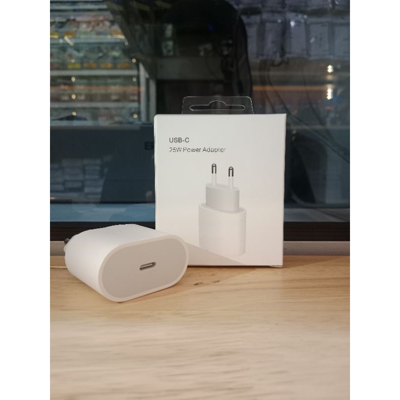 Adaptor iPhone USB-C 25W/Kepala Charger iPhone USB 25W/Batok iPhone 25W