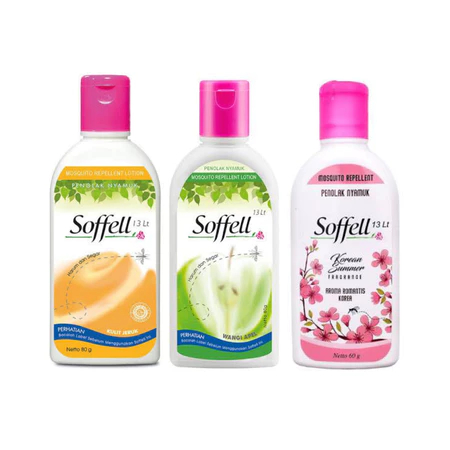 SOFFELL BOTOL 60 ML - LOTION ANTI NYAMUK