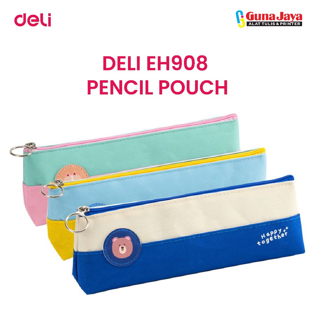 

DELI EH908 PENCIL POUCH - TEMPAT PENSIL