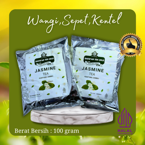 

Racikan Khas Teh Solo | Isi 100 gram | Teh Rasa Jasmine | Teh Melati Aroma Khas Solo