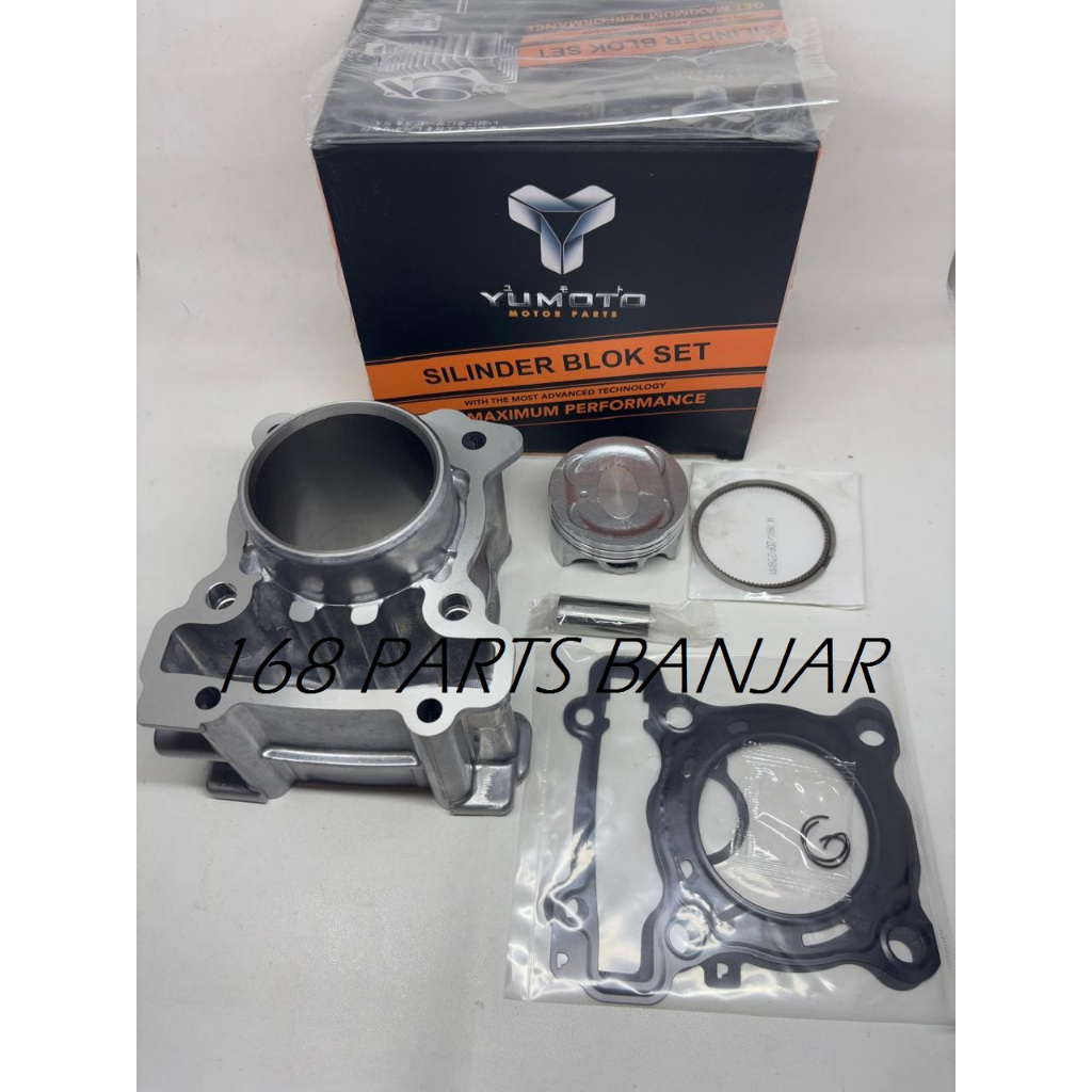 Ymt Yumoto Kas Cylinder Silinder Kit Blok Set Poring Yamaha N Max / 2 DP (58mm) / Aerox / Lexi