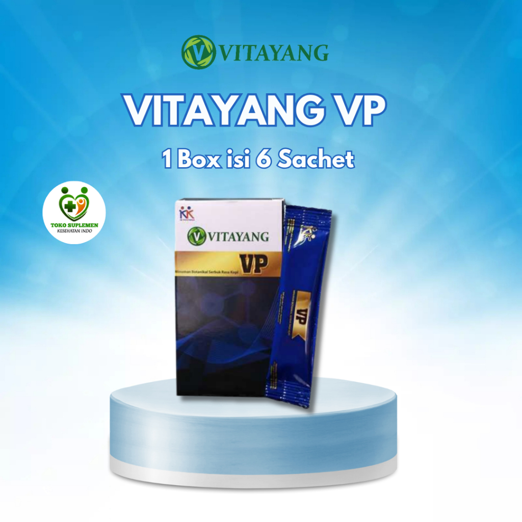 Vitayang VP Suplemen Serbuk Stamina Pria Rasa kopi Original KK Indonesia Rahasia Pria Perkasa Stamin