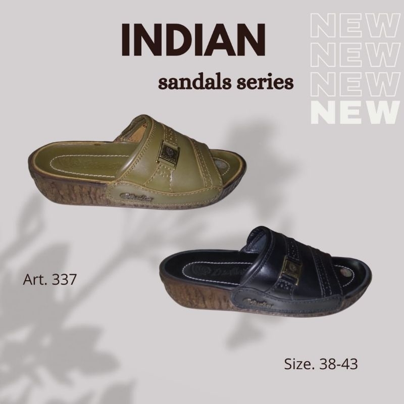 SANDAL KULIT PRIA // SANDAL SELOP INDIAN ORIGINAL // SANDAL INDIAN 437,445,337
