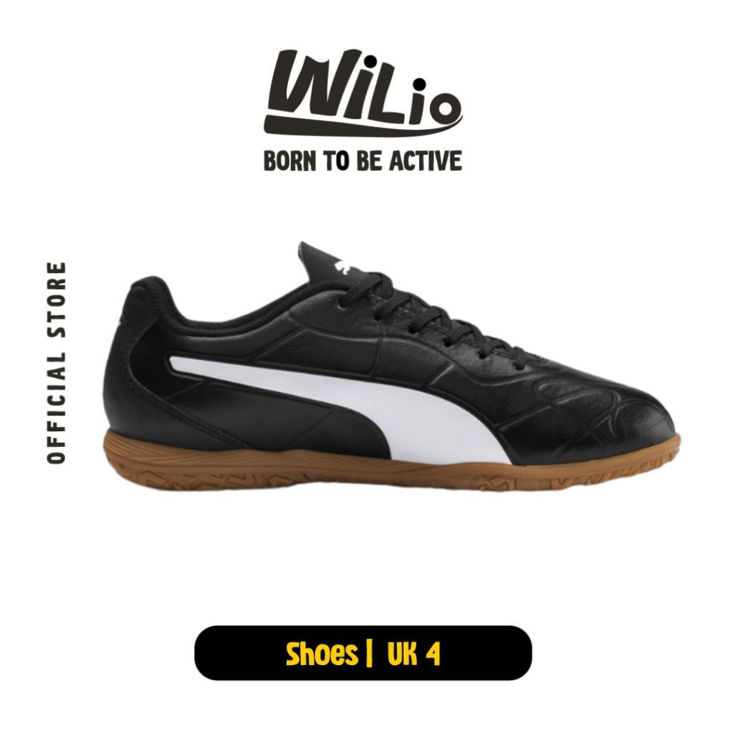 PUMA Monarch It Jr 10572701 - Sepatu Anak (Hitam)