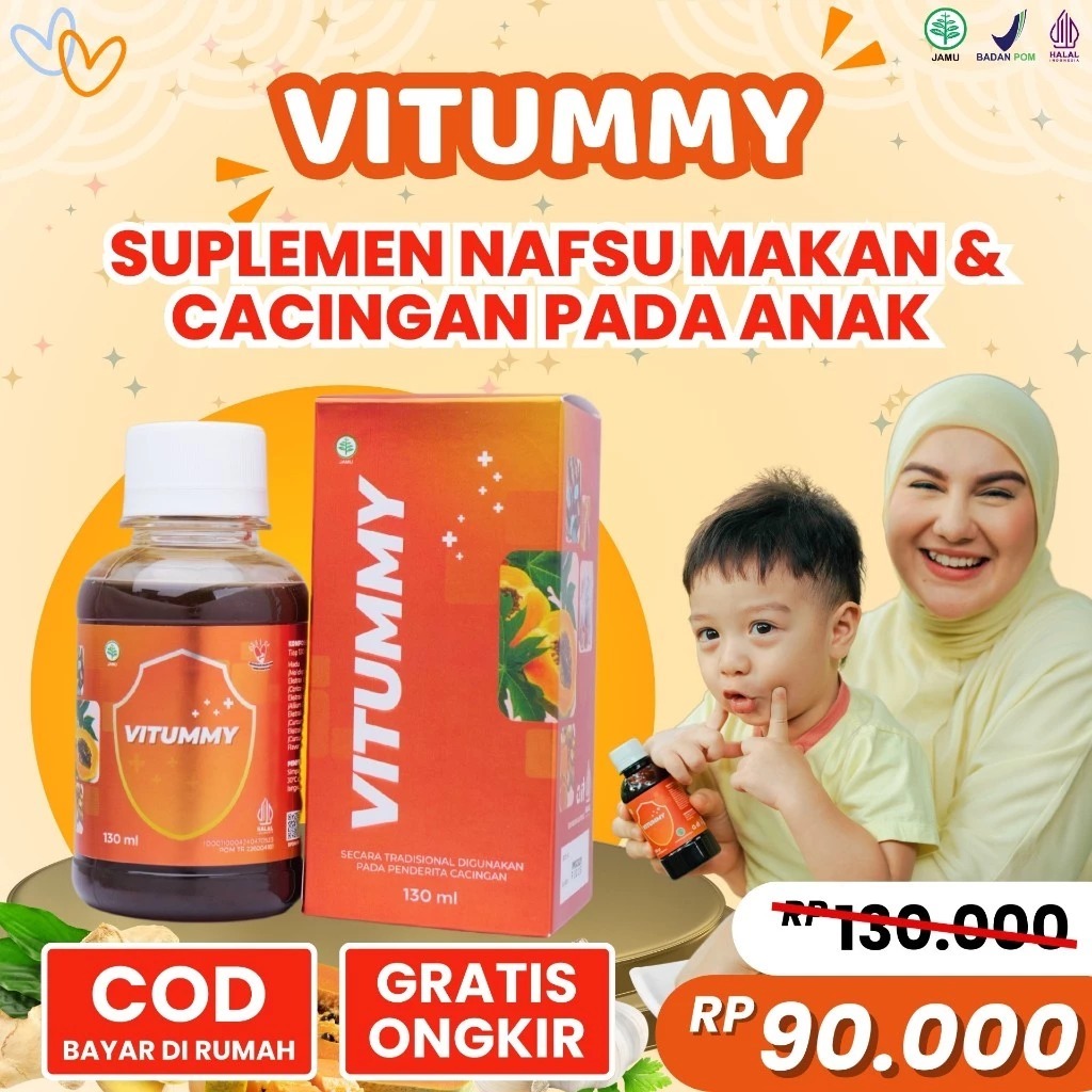 

VITUMMY - Madu Alami Membantu Mengatasi Anak Susah Makan Anak Cacingan Menaikkan Berat Badan Menambah Nafsu Makan