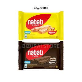 

Nabati Wafer Keju Dan Coklat per PCS - 39 GRAM GR