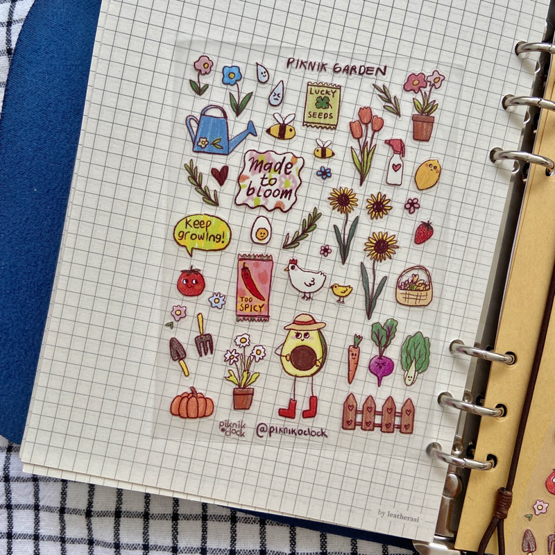 

Deco Transparent Sticker Sheet - Garden