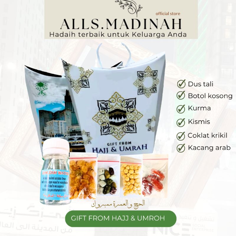 

Paket oleh-oleh Haji dan Umroh TANPA AIR ZAM-ZAM Lengkap