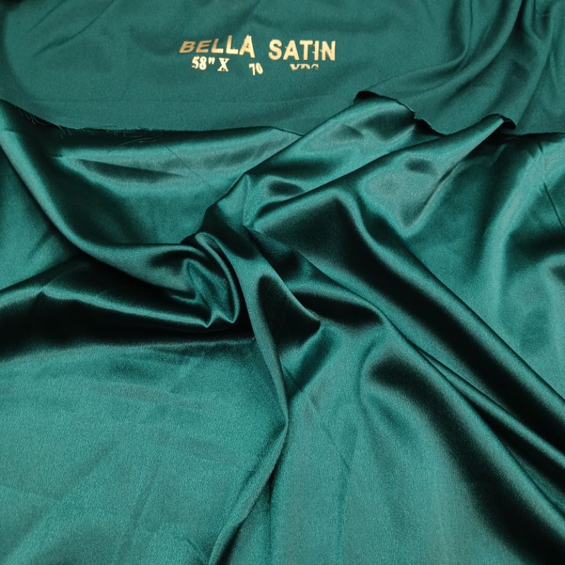 Kain Satin Bella/Kain Silk Polos/Kain Polos Bella Satin Premium