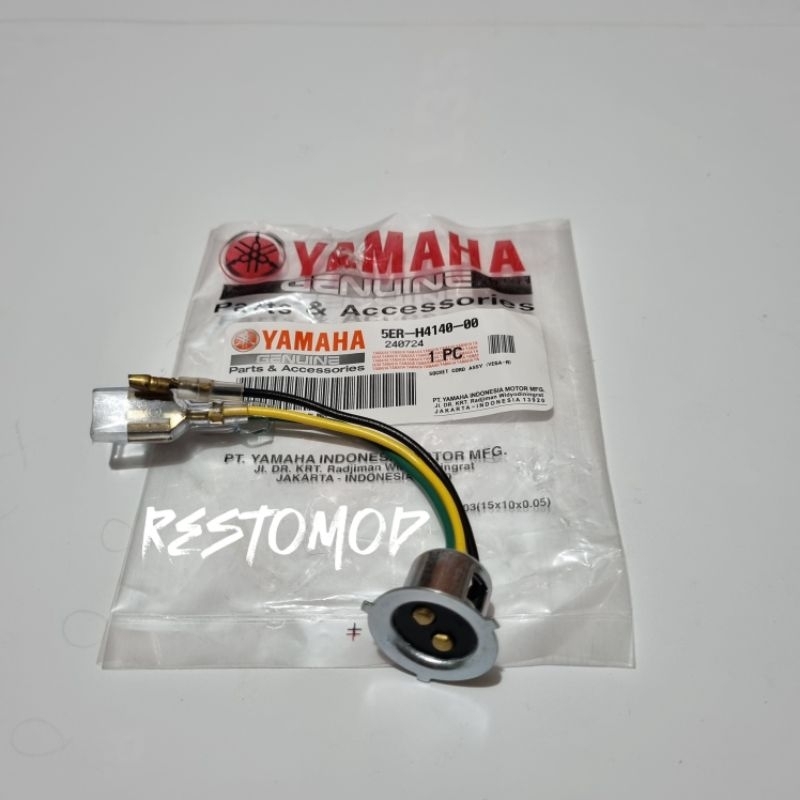 Soket lampu mio sporty smile fiting fitting lampu Depan Mio smile sporty vega r Jupiter original YGP