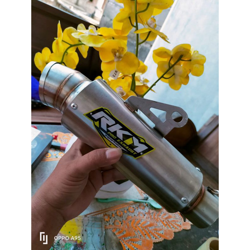 KNALPOT RACING RKM KOMPETISI 20CM SLINCER KNALPOT RKM DRAG IN50MM