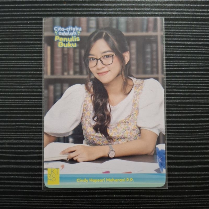 Photocard PC JKT48 Cindy Cinhap Cita-cita Masa Kecilku