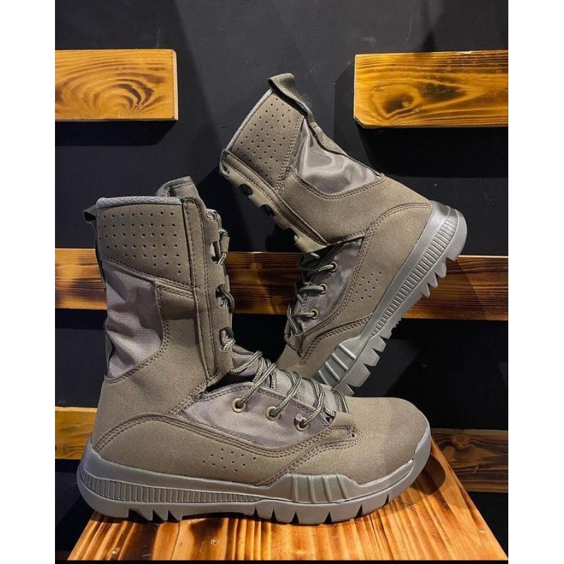 TACTICAL CIKEAS -SEPATU PDL CQB SWAT BRIMOB  GREEN-BLACK