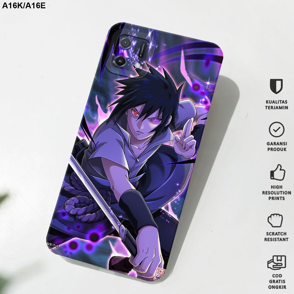 Case Oppo A16K/A16E - Casing Hp Oppo A16K/A16E Motif Naruto - Softcase Oppo A16K/A16E - Softcase Hp 