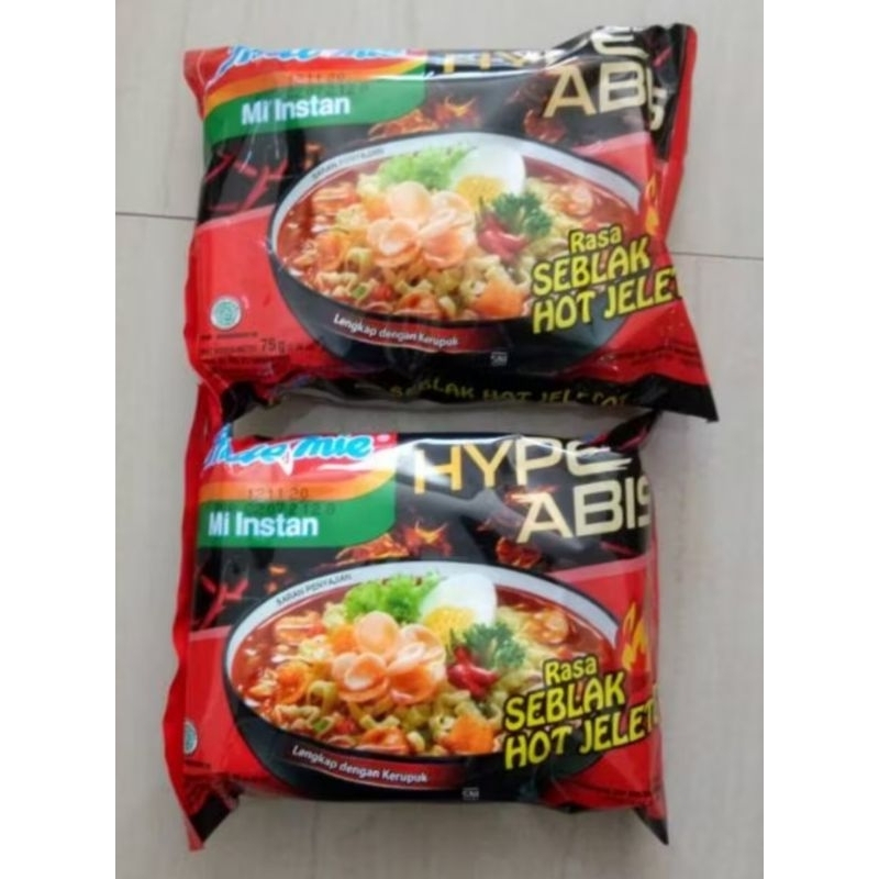 

Indomie Seblak Hot Jeletot 75gr