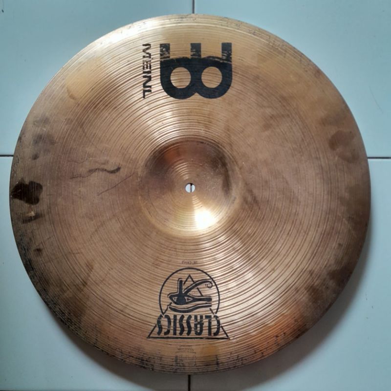 simbal drum cymbal china 18" meinl classic second bekas