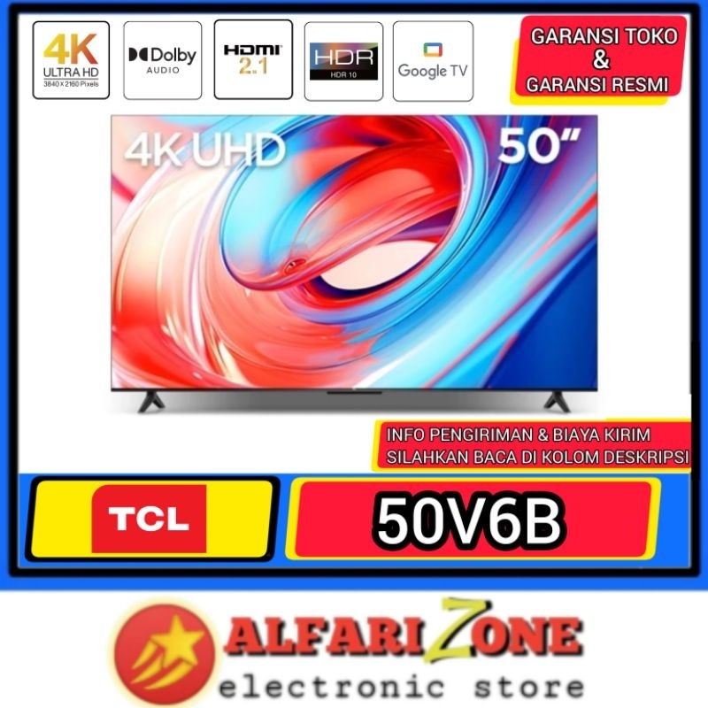 Google TV 50 Inch UHD 4K TCL 50V6B Android TV 50" TCL SMART TV DIGITAL