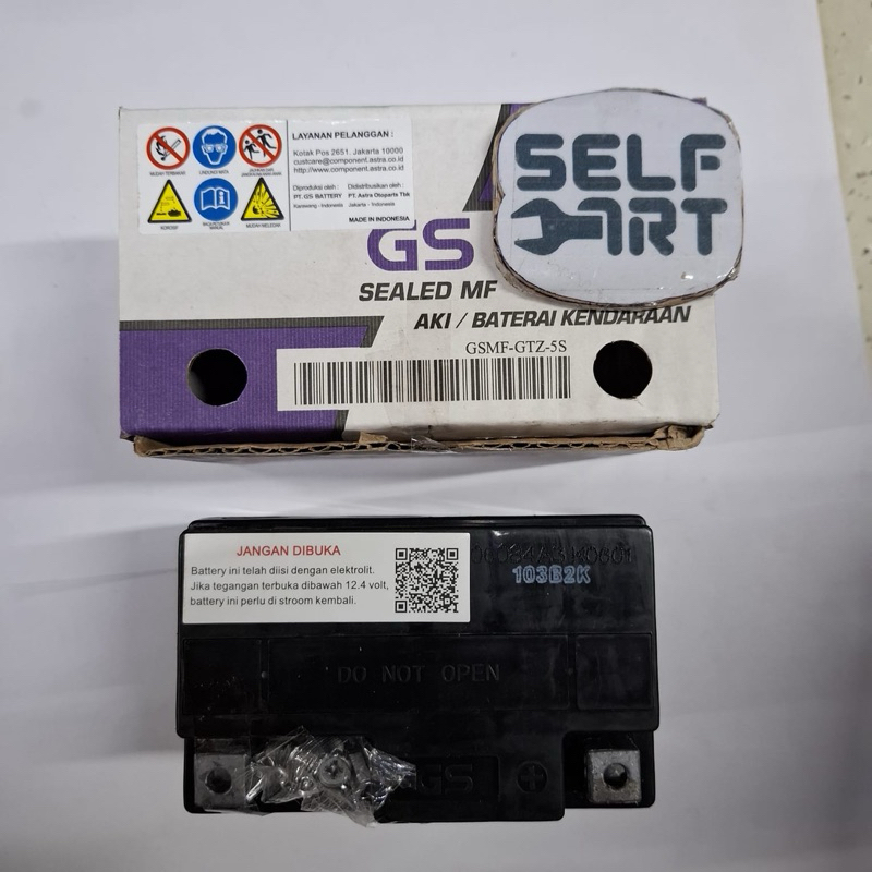 AKI GS ASTRA GTZ5 PROMO AKI GS ASTRA ORIGINAL MIO M3 AKI KERING AKI MOTOR HONDA VARIO SUPRA 125