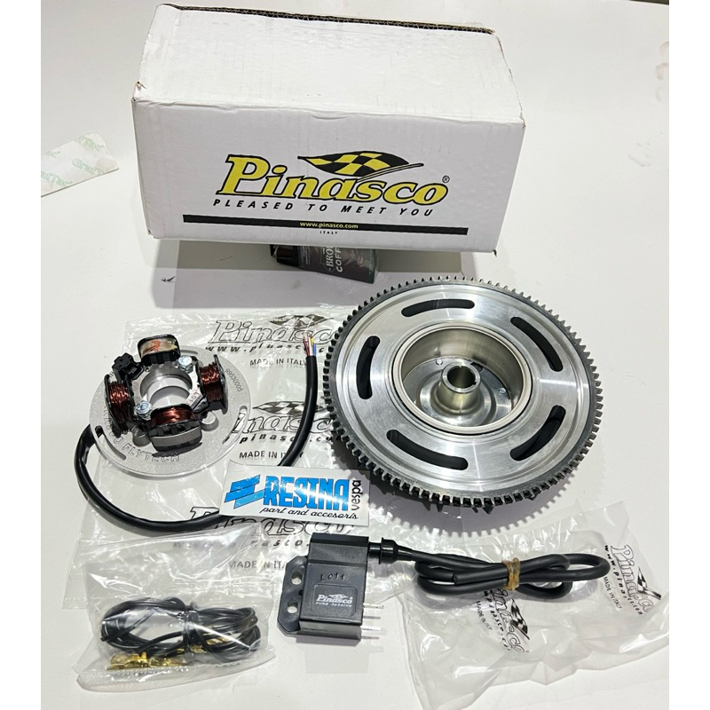 pengapian vespa excel spartan set original pinasco italy