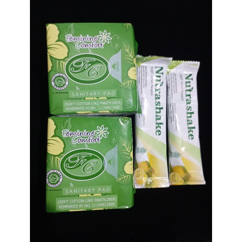 

Paket Hemat Pantyliner dan Nutrashake