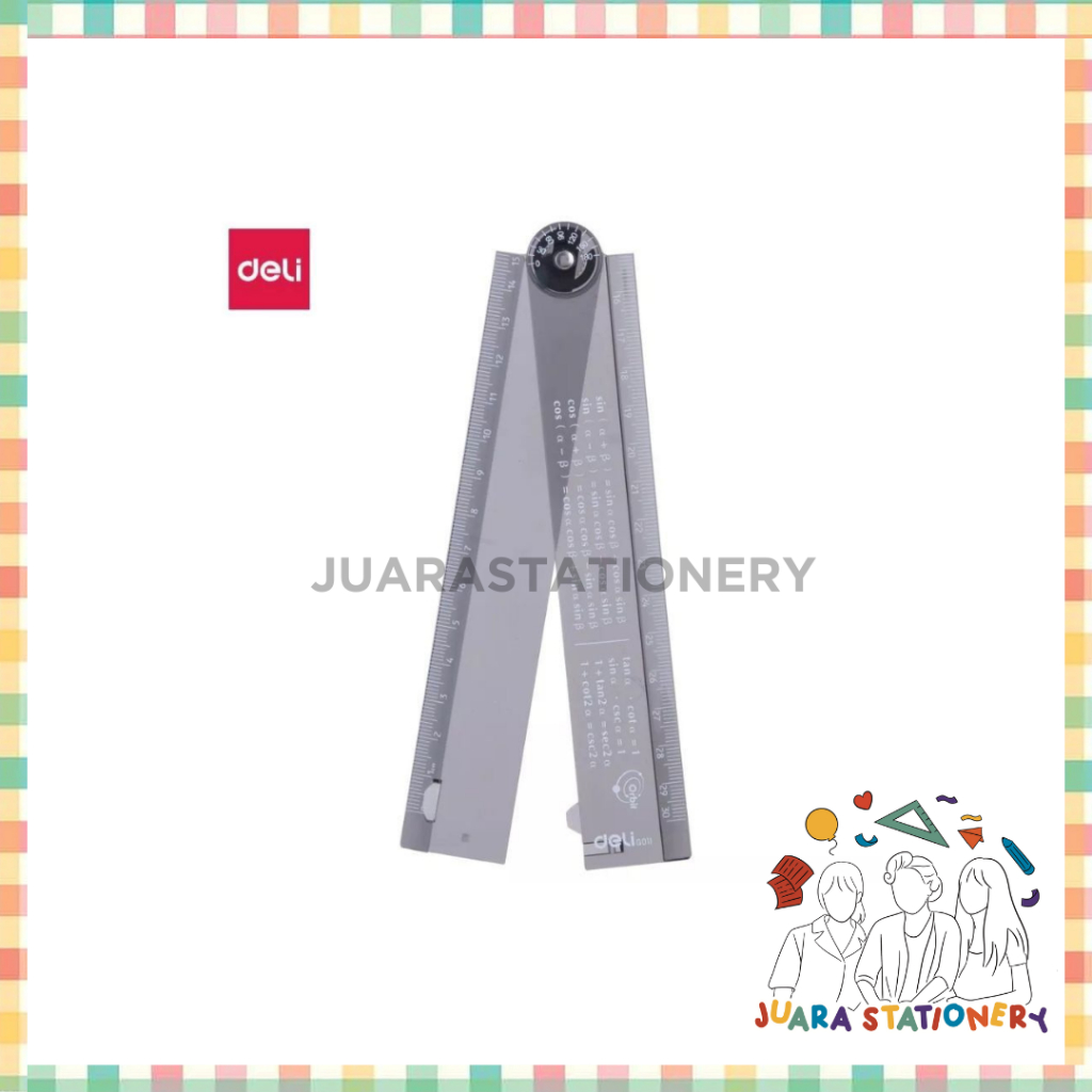 

(3134) Deli Smart Ruler G01102 / Penggaris Lipat Deli Transparan