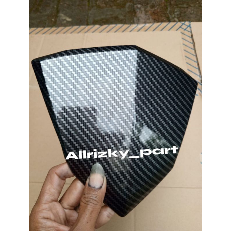 VISOR VARIO 125 LED OLD CARBON MOTIF KEFLAR,FORGED,FORGED BIRU