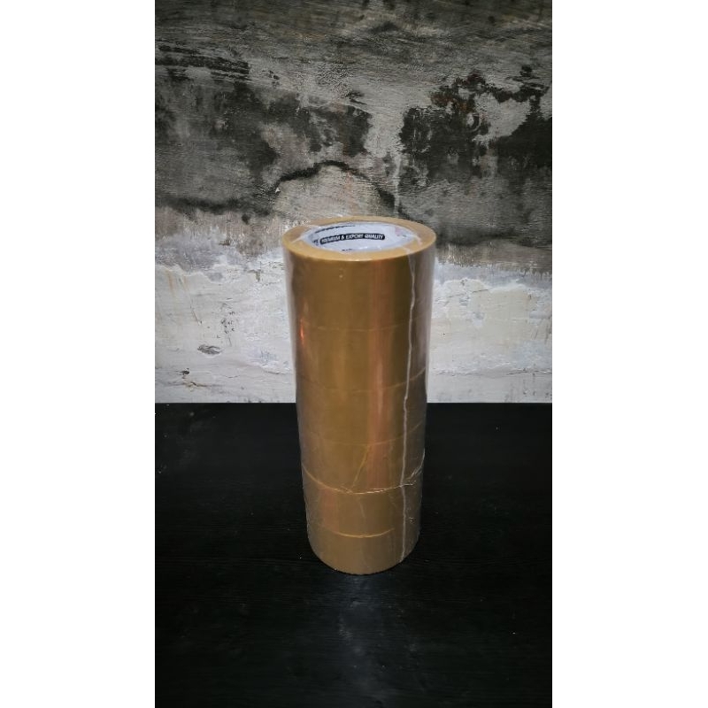 

Lakban nachi 48mm x 100 yard 1roll isi 6pcs warna coklat