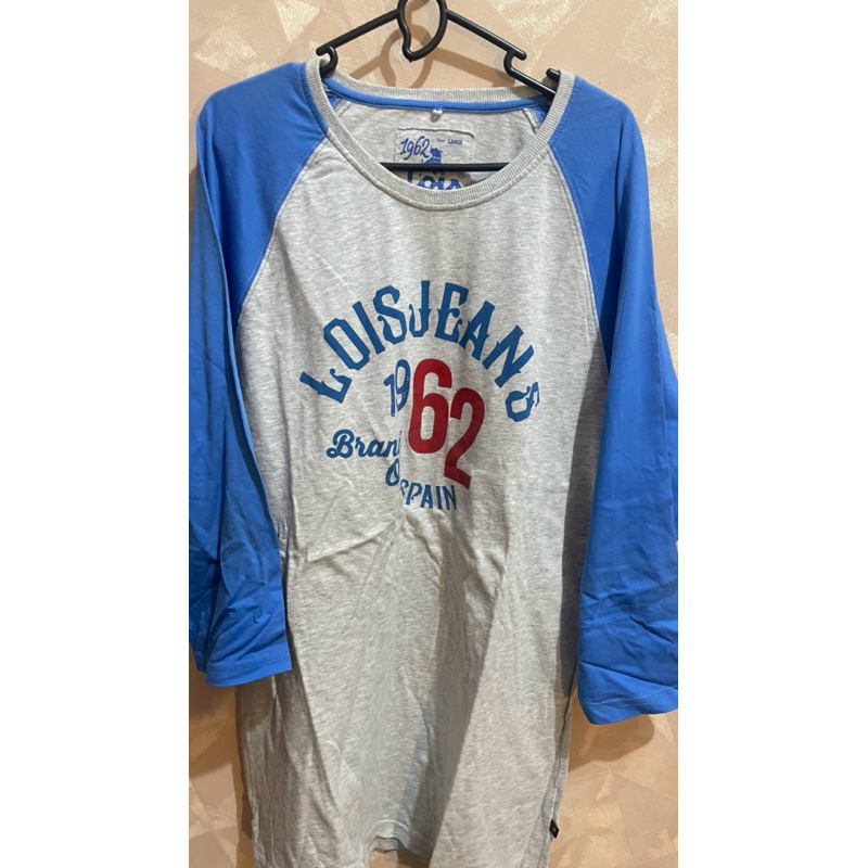 preloved kaos lengan panjang lois original beli di konter mall