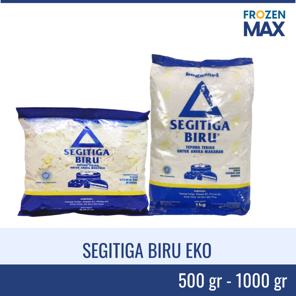 

Tepung Terigu Segitiga Biru Eko | Tepung Terigu Protein Sedang | Tepung Terigu Serbaguna