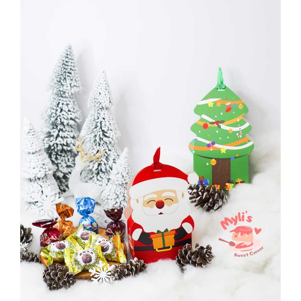 

[MYLI] JOLLY - hampers christmas coklat truffle roka choco ball wafer box santa snowman goodie bag hantaran bingkisan kado hadiah natal surabaya lucu murah snack chocolate cemilan camilan