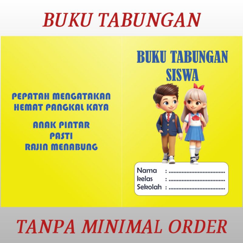 

Buku Tabungan Costum (Foto)