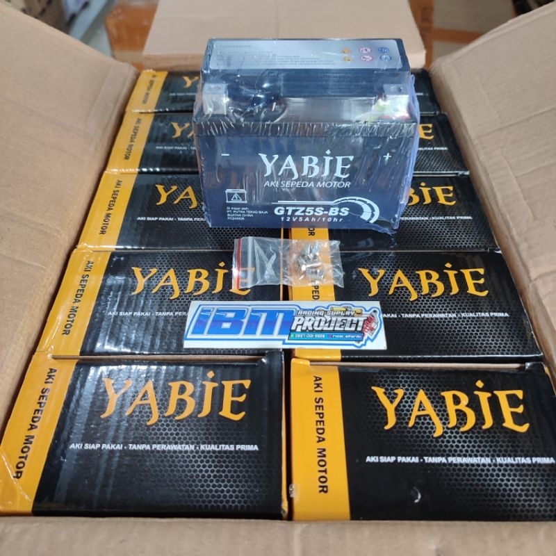 AKI ACU KERING YABIE GTZ5S 12V5AH CB GL FU BEAT,AKI MOTOR KERING YABIE GTZ5S 5 AMPERE