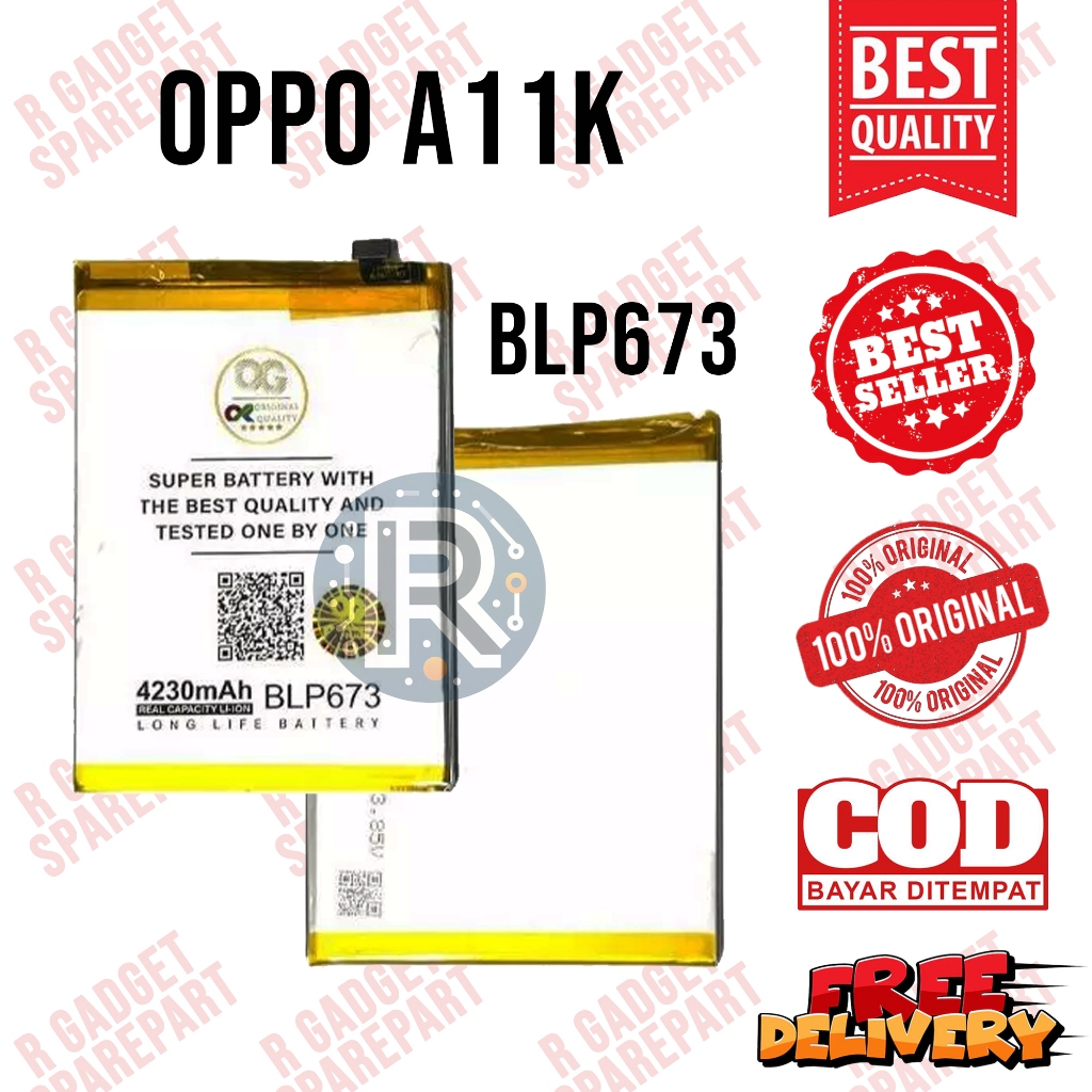 Baterai OPPO A11K Original OG SUPER / Battery OPPO A11K BLP673