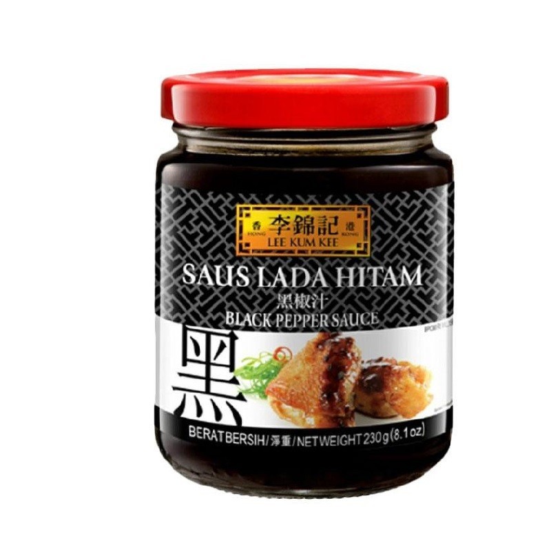 

saus black pepper lada hitam lee kum kee 230