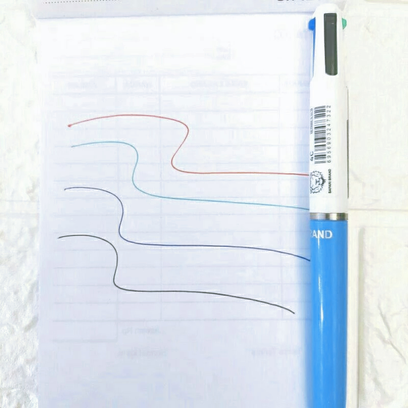 

pulpen Clik 4 Warna / Bolpoin 4C Cetekan