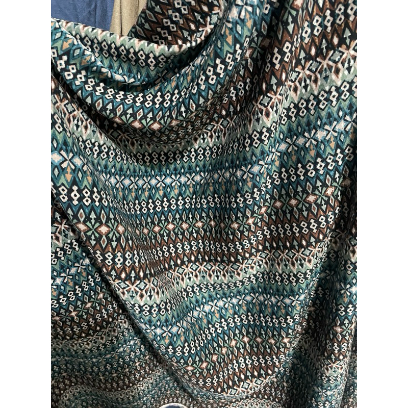 Kain Rayon Twill Motif Premium | Kain Rayon Twill Sale | Rayon Twill Motif Etnik