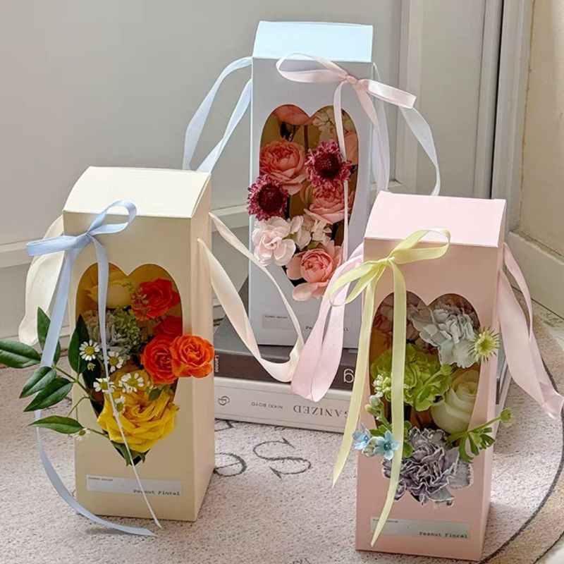 

B122 Kotak Bunga | Kotak Valentine | Kotak Love Shape | Hari Valentine | Kado Valentine | Flower Box