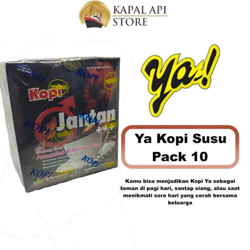 

Kopi Ya Susu Pack 10