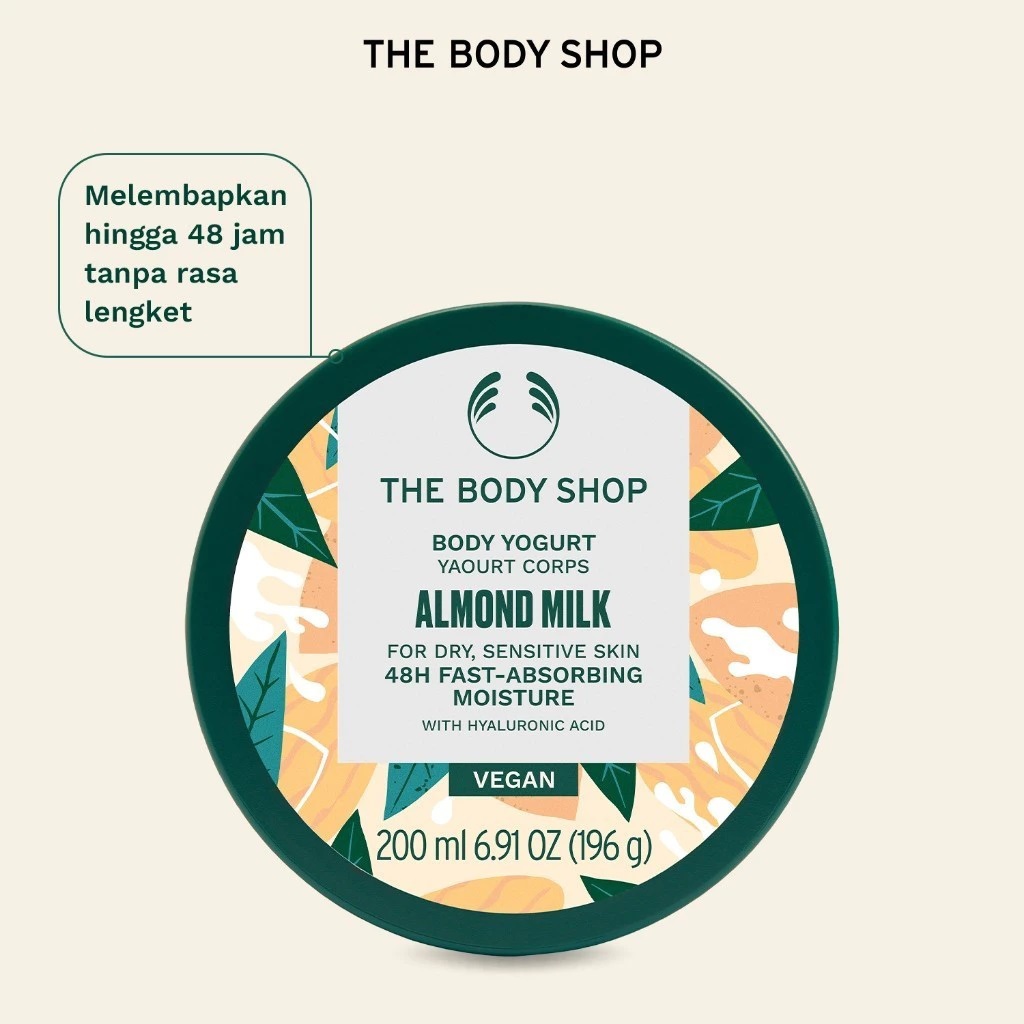 [ORIGINAL] The Body Shop - Almond Milk Body Yogurt 200ml