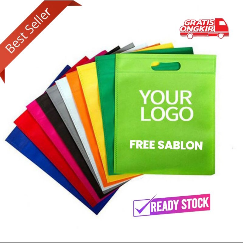 

SPUNBOND UKURAN 30x40 TAS KAIN GOODIE BAG BELANJA POLOS - Tosca FREE SABLON