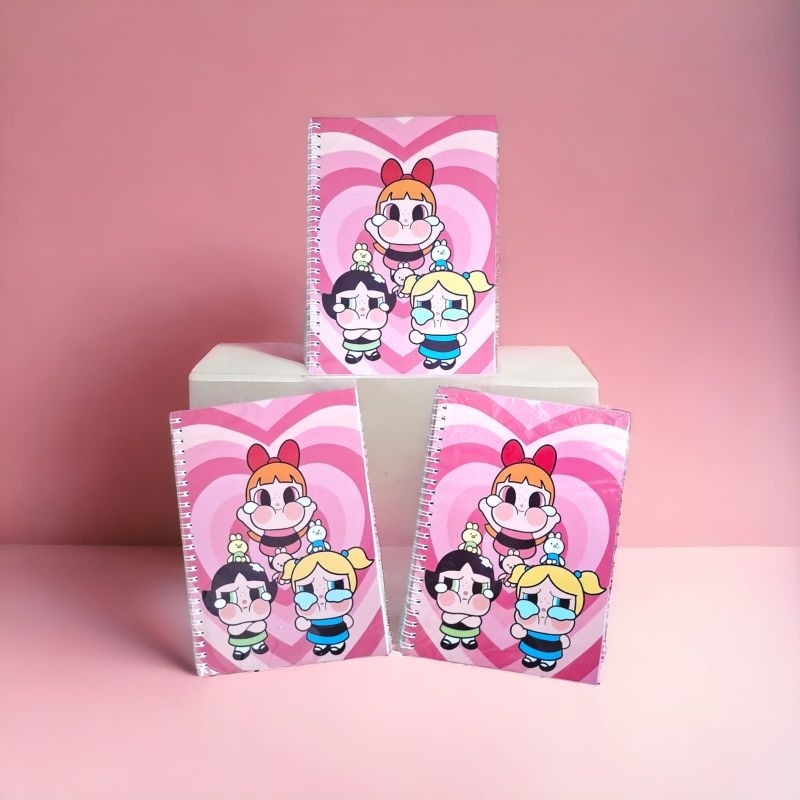 

LITTLE LUMNA - Notebook A5 Cry Baby Power Puff Girls / Activity Book / Buku Aktivitas Anak