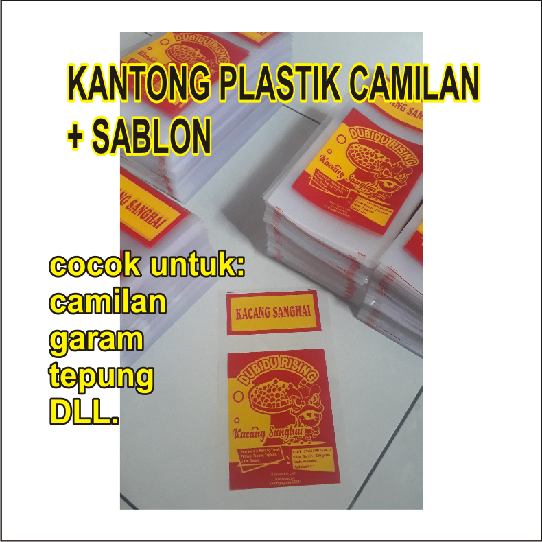 plastik kemasan + sablon plastik kantong + sablon KANTONG PLASTIK + SABLON